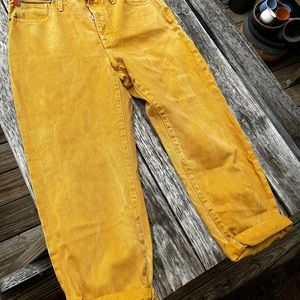 Mustard Madewell Denim Pants